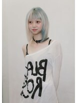 レコ 渋谷(LECO)&nbsp;ケアブリーチデザインカラーボブ