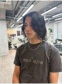 ミディアムレイヤーボブパーマ