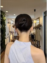 シアン ヘア デザイン(cyan hair design)&nbsp;【cyan】ツヤのあるお呼ばれタイトヘア