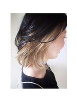 フィエル(fielu)&nbsp;インナーカラー×ホワイトアッシュベージュ×【ISAO】