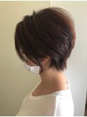 ウエイト高めなショートボブ