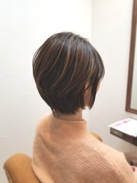 ロマン バイ ルームス(浪漫 by ROOMS) ハイライトショートボブ/ショートボブ/ハイライト/戸塚/戸塚駅