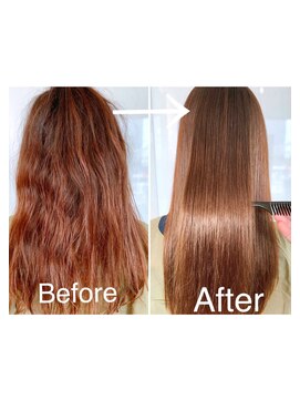 ジュリアンマーラ(Julien Mara) 髪質改善/縮毛矯正/ストレートロング/透明感カラー/大人可愛い