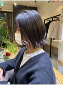 《大人可愛い》切りっぱなし外ハネショートボブ [ROUTE 幕張店]