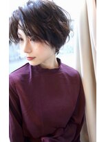 アール 北千住店(ar) 大人可愛い/前髪なし/小顔ヘア/くびれショート/20代30代40代w07