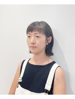 モリオフロムロンドン 松戸店(Morio from London)&nbsp;【松戸 藤原】ストレートボブ外ハネ　オン眉