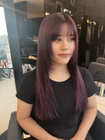 アクアオモテサンドウ(ACQUA omotesando)&nbsp;☆レイヤーカットロングウルフカシスピンクラベンダーピンク