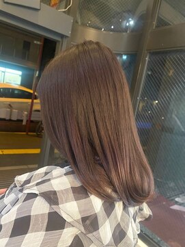 アフロディーテギンザ 日本橋人形町店(APHRODITE GINZA) フルバング/似合わせカット/レッドブラウン/30代40代/人形町