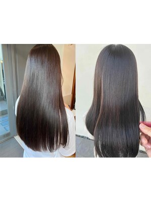 今までにない仕上がり！！ヘアアイロンやカラーも楽しめる、ダメージレスな【最新】柔らかストレート。