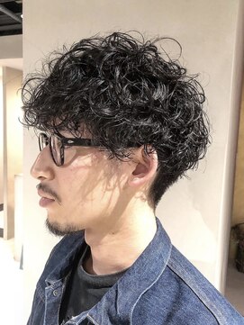 ヘアー アイス ルーチェ(HAIR ICI LUCE) 20代30代メンズスパイラルパーマワイルドオシャレアッシュ/井上