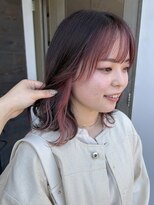 カノエ 山口小郡店(canoe)&nbsp;インナーカラー×ピンク