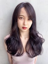 アルバム 池袋(ALBUM)&nbsp;レイヤーロンググレーベージュアッシュブラック美髪_9848