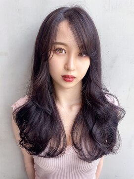 アルバム 池袋(ALBUM) レイヤーロンググレーベージュアッシュブラック美髪_9848