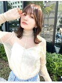 くびれミディ/透けるベージュカラー20代30代