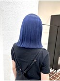 ラベンダーブルーカラーネイビーカラーケアブリーチカラー