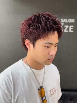 ブレイズ(BLAZE) ワインレッドスパイキーショート