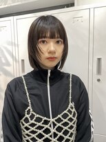 メゾンアクア 表参道(Maison ACQUA)&nbsp;◎切りっぱなしボブ縮毛矯正ミニボブストレートパーマ