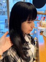 キャンバス 川崎(canvas.)&nbsp;ワイドバングのつやつや/片平/川崎/美髪カラー/髪質改善/艶髪