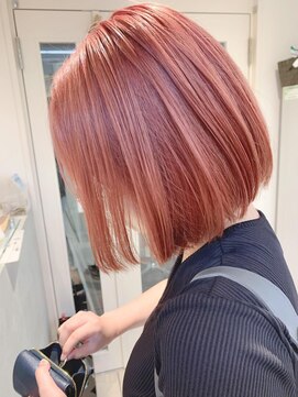 テトラ バイ ネオリーブ 横浜西口店(tetra by neolive) コーラルピンクカラー＊*【横浜/横浜駅/卒業式】