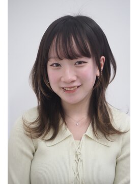 ノノリリ(NONORIRI) 韓国風ハッシュカット小顔似合わせカットポイントカラー20代30代