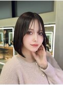 チェリーブラウンホワイトグレージュ顔型別ヘアスタイル特集