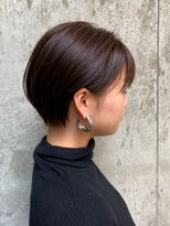 アルジャーノン グリーン(ALGERNON GREEN)&nbsp;大人可愛い20代30代40代小顔丸みくびれ髪質改善耳かけショート