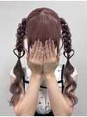 みつあみハートツイン