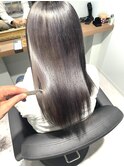 「艶髪シルバー」 縮毛矯正/髪質改善/ハイライト/一宮/一宮駅