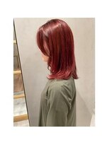 オレロ 国立(olelo)&nbsp;暗めカラー/グランマッシュ/デザインカラー/フェザーパーマ/国立