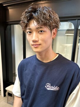 シータ(sheta) 【表参道sheta中澤】マッシュパーマアッシュブラックパーマ