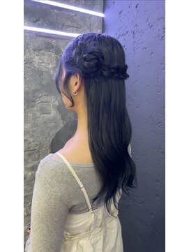 プライズ アイリス 池袋東口店(prize Iris) デザインカラー/ヘアアレンジ付き/くるみちゃんヘア