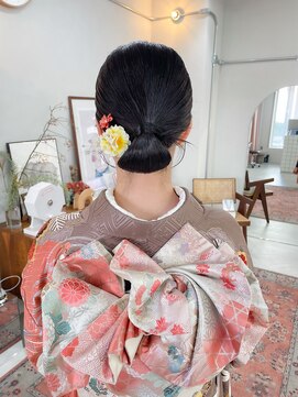 ヘアー アイス カンナ(HAIR ICI Canna) 成人式ヘア/卒業式ヘア/結婚式参列/カチモリアレンジ【ノグチ】