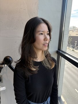 内巻きレイヤーパーマ！