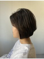 ソイクフ(SOY KUFU)&nbsp;20代30代40代◎小顔に見えせる似合わせカットオリーブグレー