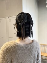 サロウィン 大宮Crest店(SALOWIN)&nbsp;リボンのハーフアップアレンジ♪