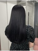 サラ艶ストレートヘア/グレージュ/透明感カラー 上野