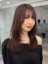 ニトバイアンキシム(nit by ahnkism)&nbsp;【レイヤーカット】韓国ヘア顔まわりカットウルフレイヤー堀江