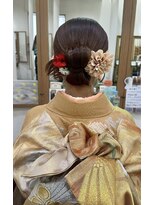 イタクラ 赤道店 (ITAKURA)&nbsp;リボンカチモリヘア/結婚式ヘア/着物ヘア/ヘアアレンジ