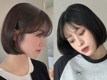【リアル韓国ヘアになれる"韓国美人風"透明感カラー2】地毛風の暗髪カラーも透明感にこだわります◎
