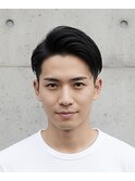 ▼アップバング/メンズカット/ツーブロック/ビジネスマン