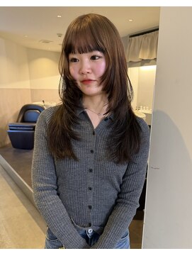 ニコフクオカヘアーメイク(NIKO Fukuoka Hair Make) 《NIKO》お顔まわりレイヤーカット×ルーツカラー福岡天神