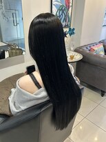 ノア(no_a)&nbsp;【四条烏丸】ブルーブラック×縮毛矯正