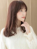 カバーヘア ブリス 北浦和(COVER HAIR bliss)&nbsp;ピンクミルクティーベージュ小顔ゆるふわロングX北浦和30代40代