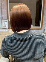 クラン バイ ナチュラル(clan by Natural) ストレートボブ/ミニボブ/美髪ボブ/キャラメルブラウン/髪質改善