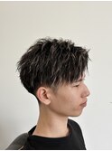 王道アップバング