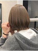 レイヤーボブ/レイヤースタイル/グレージュ