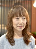コテ巻き風デジタルパーマ