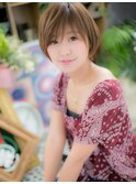 *+COVER HAIR+*…眼差しcute ! サラツヤマッシュショートa浦和