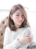 流しバングで大人の女性に☆