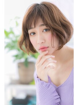 ミック 日暮里店(miq) Aラインシルエット♪くせ毛風エアリーボブ